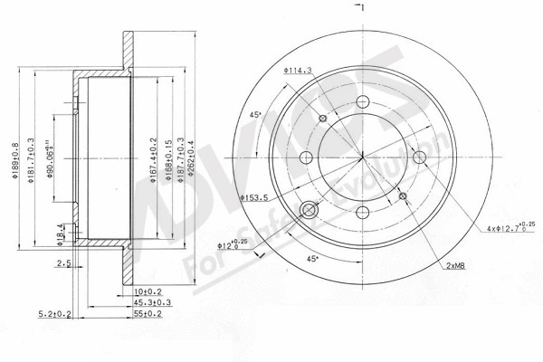 Brake Disc (D6R527)