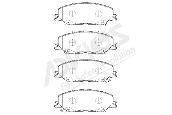 Brake Pad Set, disc brake (J1N042Y)