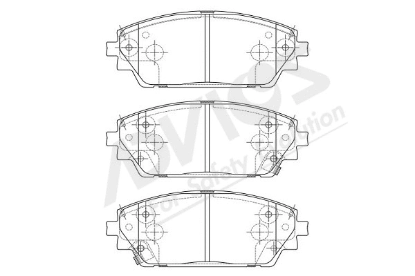 Brake Pad Set, disc brake (E1N126Y)