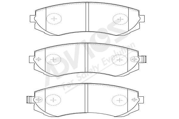 Brake Pad Set, disc brake (B1N018Y)