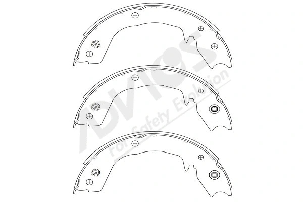 Brake Shoe Set (D8N022Y)