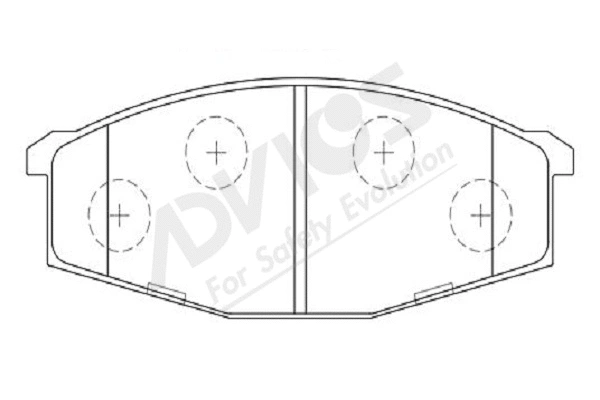 Brake Pad Set, disc brake (B1N013Y)