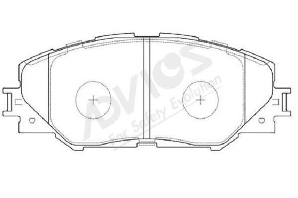 Brake Pad Set, disc brake (A1N129Y)