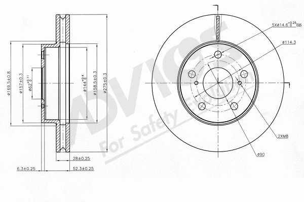 Brake Disc (A6F261)