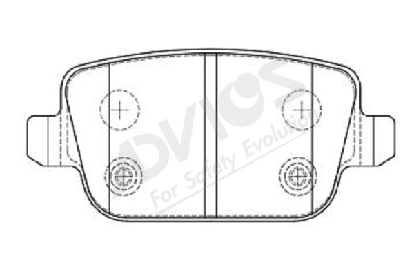 Brake Pad Set, disc brake (D2N094Y)