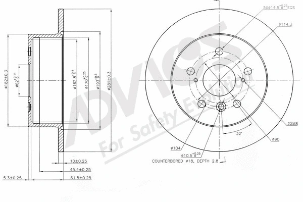 Brake Disc (A6R083)