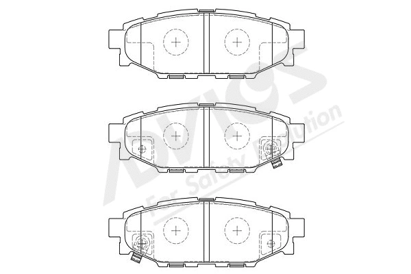 Brake Pad Set, disc brake (F2N022Y)