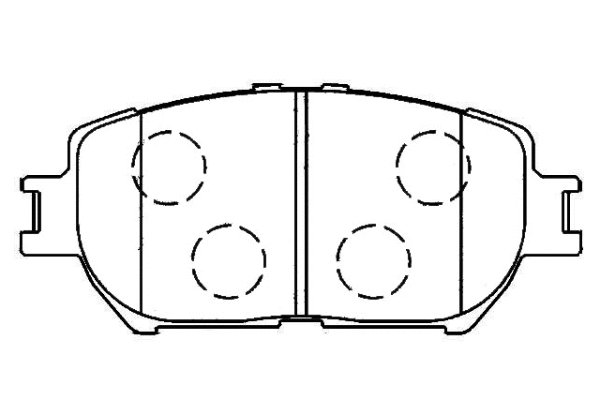 Brake Pad Set, disc brake (A1N174)