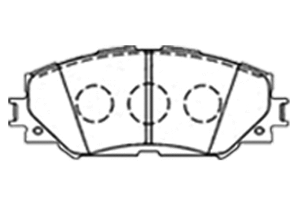 Brake Pad Set, disc brake (A1N185)