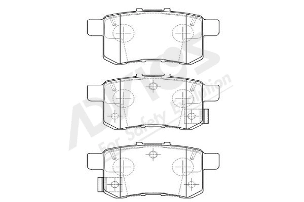 Brake Pad Set, disc brake (C2N129Y)