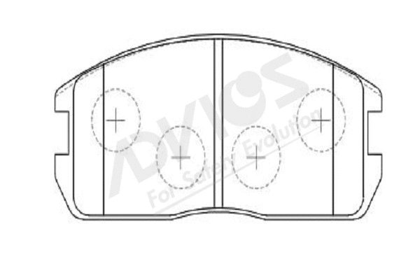 Brake Pad Set, disc brake (D1N090Y)