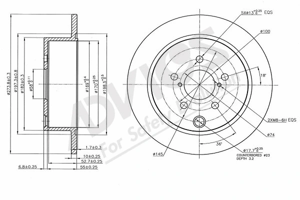 Brake Disc (F6R210)
