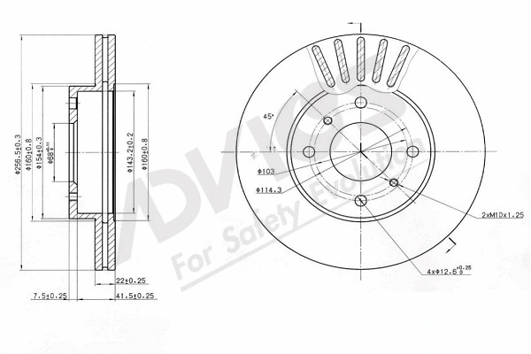 Brake Disc (B6F498)
