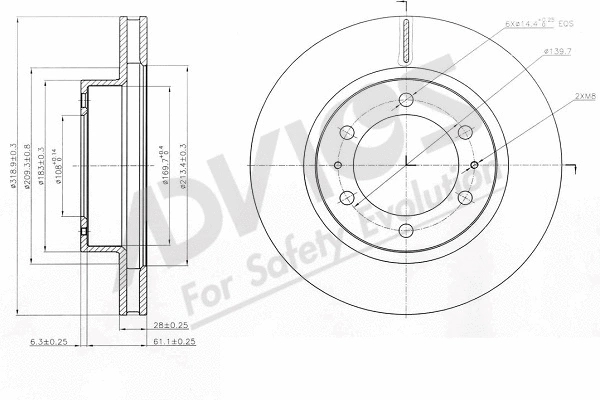 Brake Disc (A6F227)