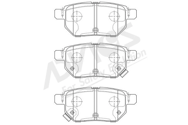 Brake Pad Set, disc brake (A2N196Y)
