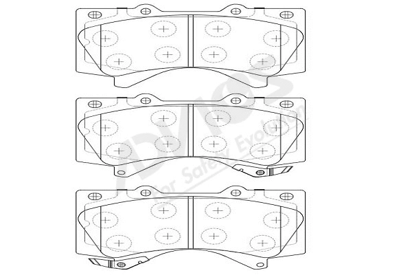 Brake Pad Set, disc brake (A1N156Y)