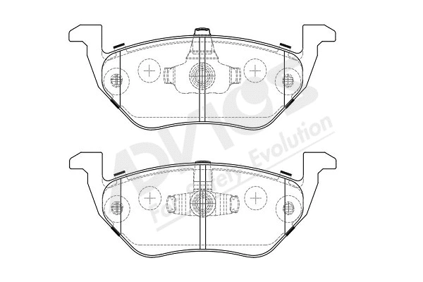 Brake Pad Set, disc brake (K2N012Y)
