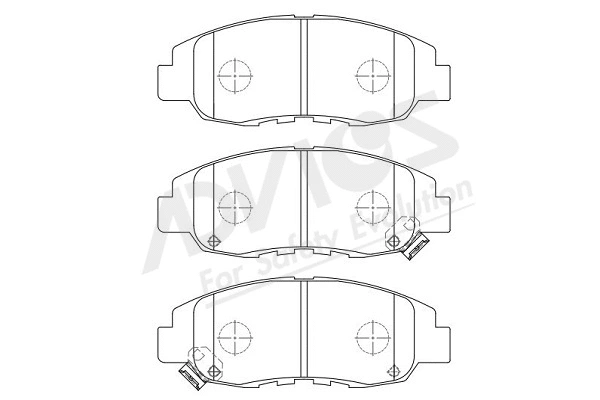 Brake Pad Set, disc brake (C1N034Y)
