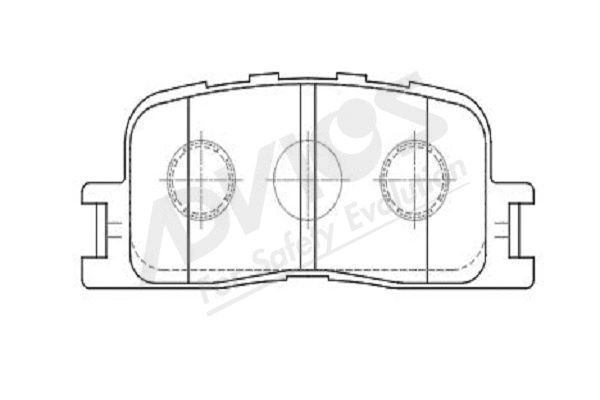 Brake Pad Set, disc brake (A2N104Y)