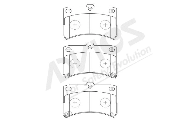 Brake Pad Set, disc brake (G1N002Y)
