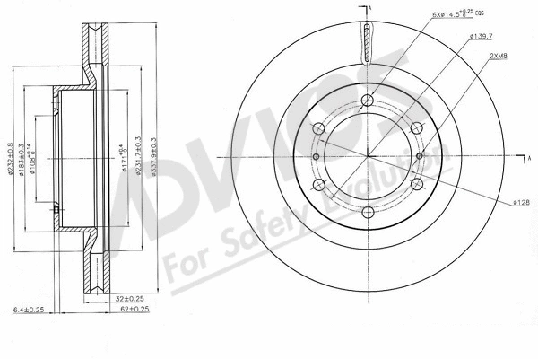 Brake Disc (A6F159)