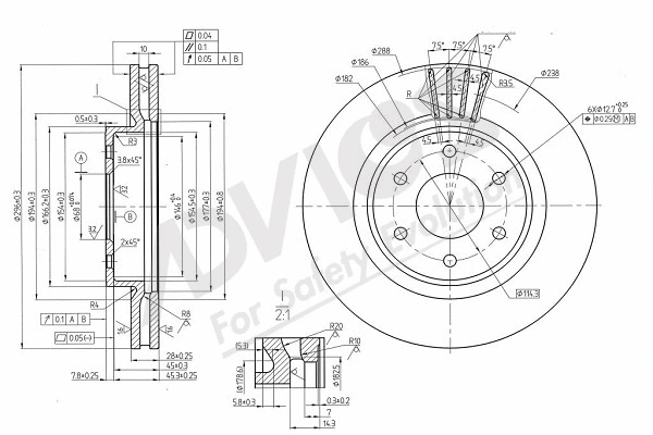Brake Disc (B6F241)