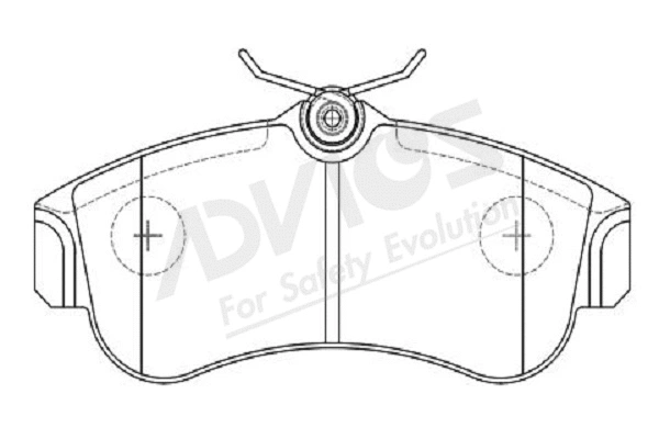 Brake Pad Set, disc brake (B1N229Y)