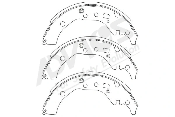Brake Shoe Set (A8N018Y)