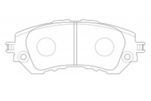 Brake Pad Set, disc brake (A1N254)