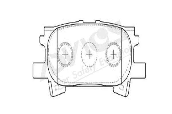 Brake Pad Set, disc brake (A2N111Y)
