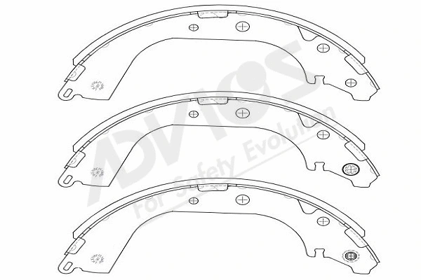 Brake Shoe Set (A8N009Y)