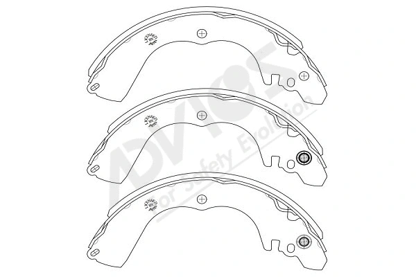 Brake Shoe Set (D8N012Y)
