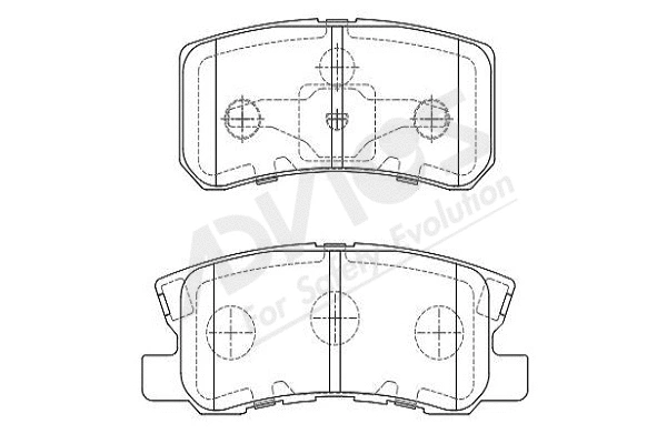Brake Pad Set, disc brake (D2N096Y)