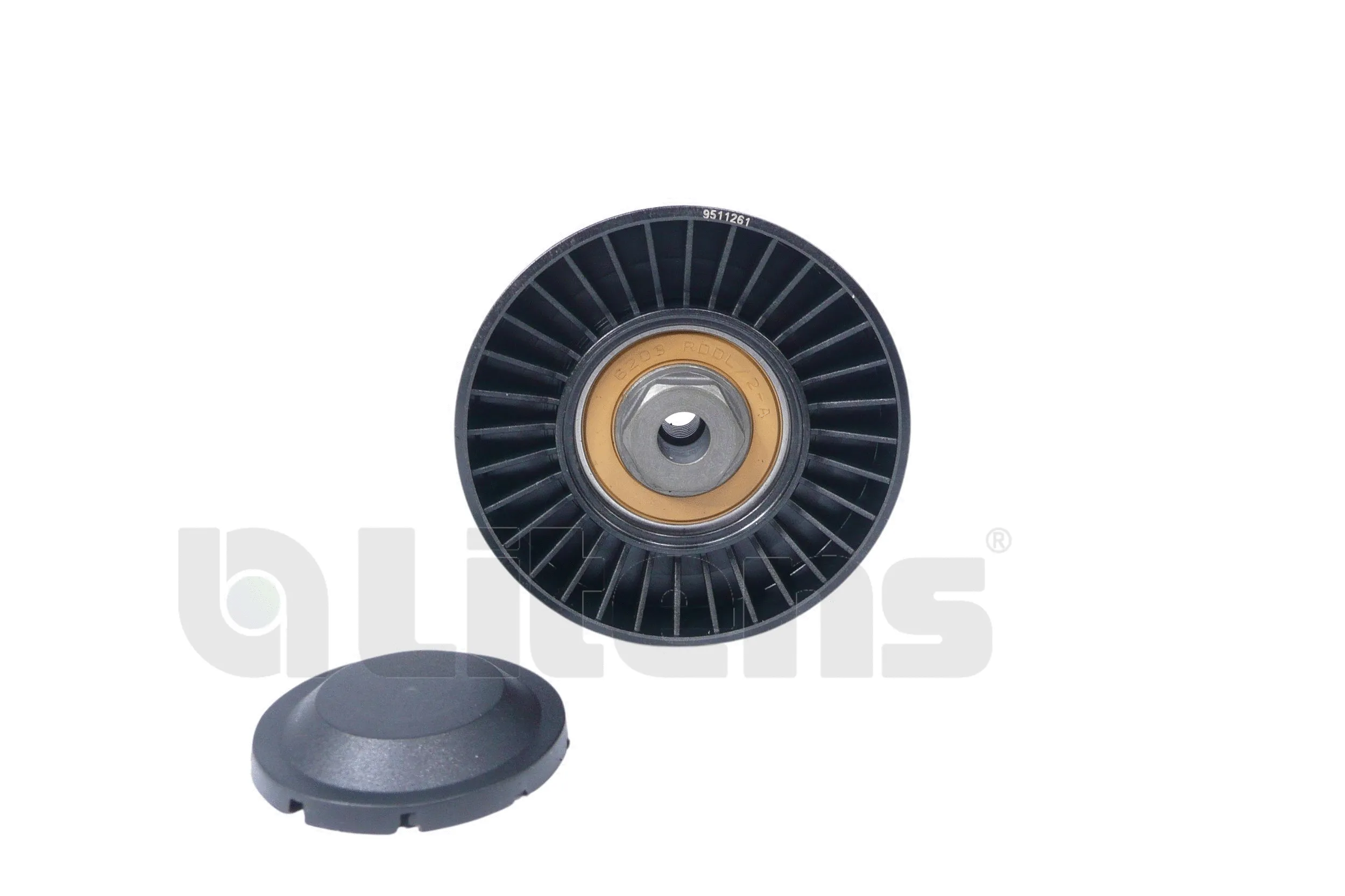 Deflection/Guide Pulley, V-ribbed belt (9511261)