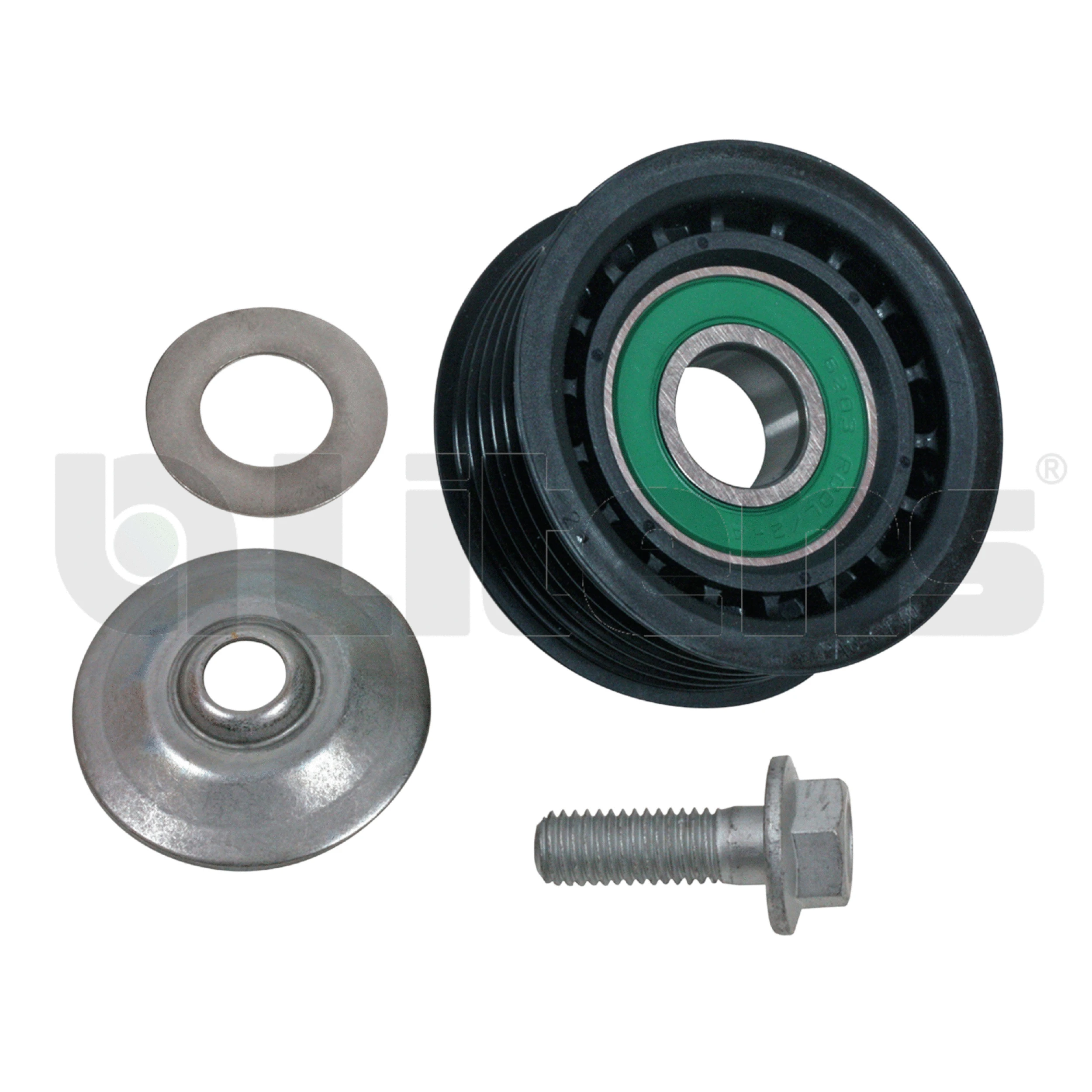 Deflection/Guide Pulley, V-ribbed belt (951656)