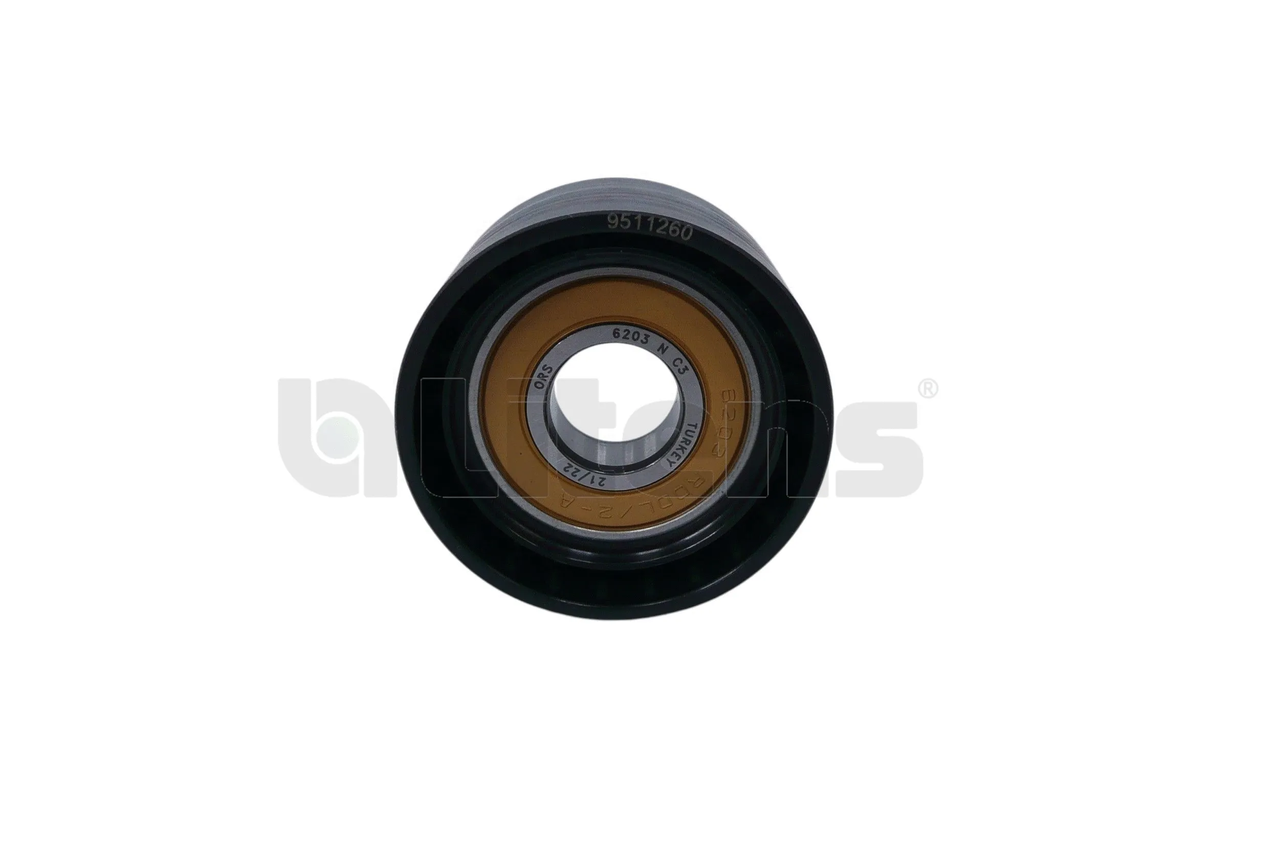 Deflection/Guide Pulley, V-ribbed belt