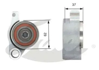 Tensioner Pulley, timing belt (T41302)