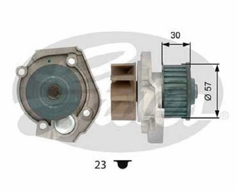 Water Pump, engine cooling (WP0069)