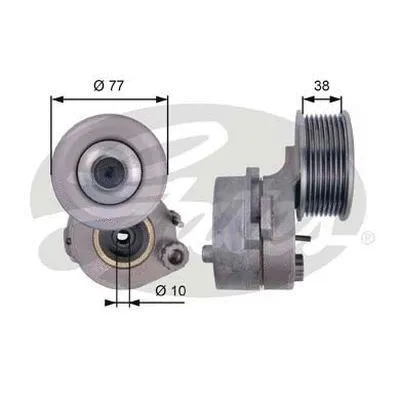 Belt Tensioner, V-ribbed belt (T38663)