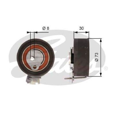 Tensioner, timing belt (T43157)