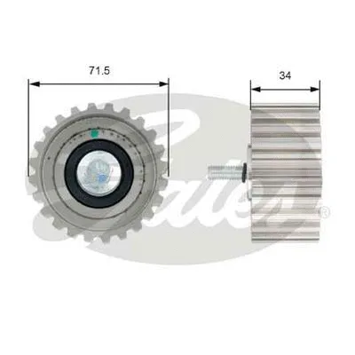 Deflection/Guide Pulley, timing belt (T42183)