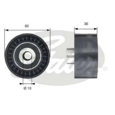 Deflection/Guide Pulley, timing belt (T42199)