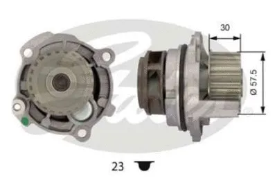 Water Pump, engine cooling (WP0031)