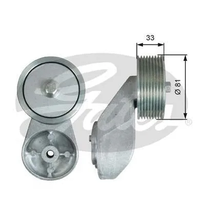Belt Tensioner, V-ribbed belt (T38711)