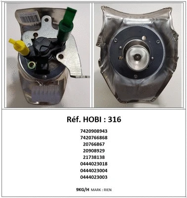 Injector, urea injection (316)