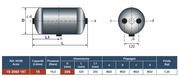 Air Tank, compressed-air system (1S2060157)