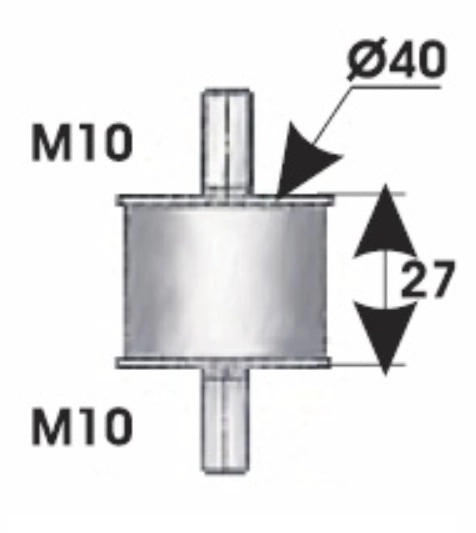 Rubber Strip, exhaust system (42592)