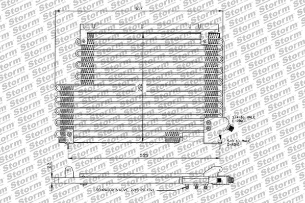 Condenser, air conditioning (99513)