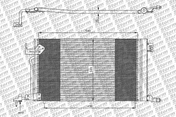 Condenser, air conditioning (28502)