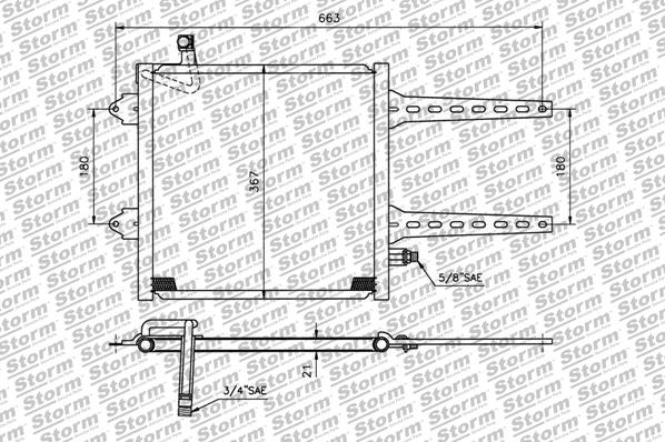 Condenser, air conditioning (90206)